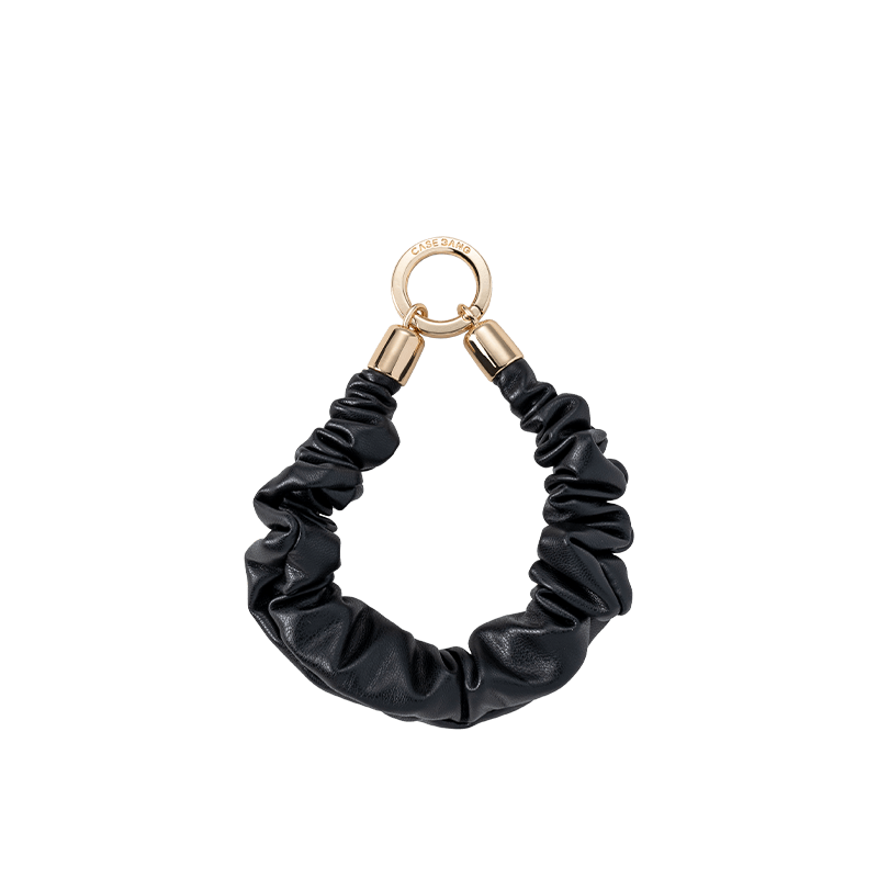 CaseBang BLACK Leather Wrist Strap