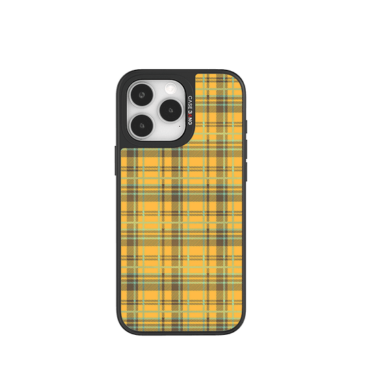 CaseBang iPhone 16 LEMON YELLIOW PLAID UniJoy