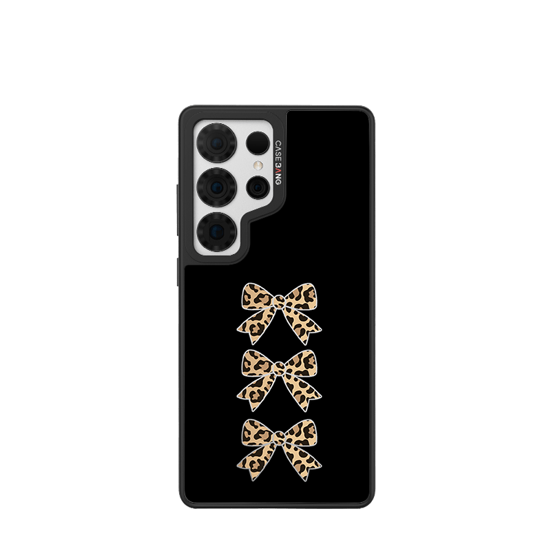CaseBang Samsung S25 Leopard Print Bow Unijoy