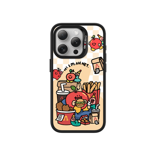 CaseBang iPhone 16 / Back Cover+Base Case Let's Eat Imagisnap