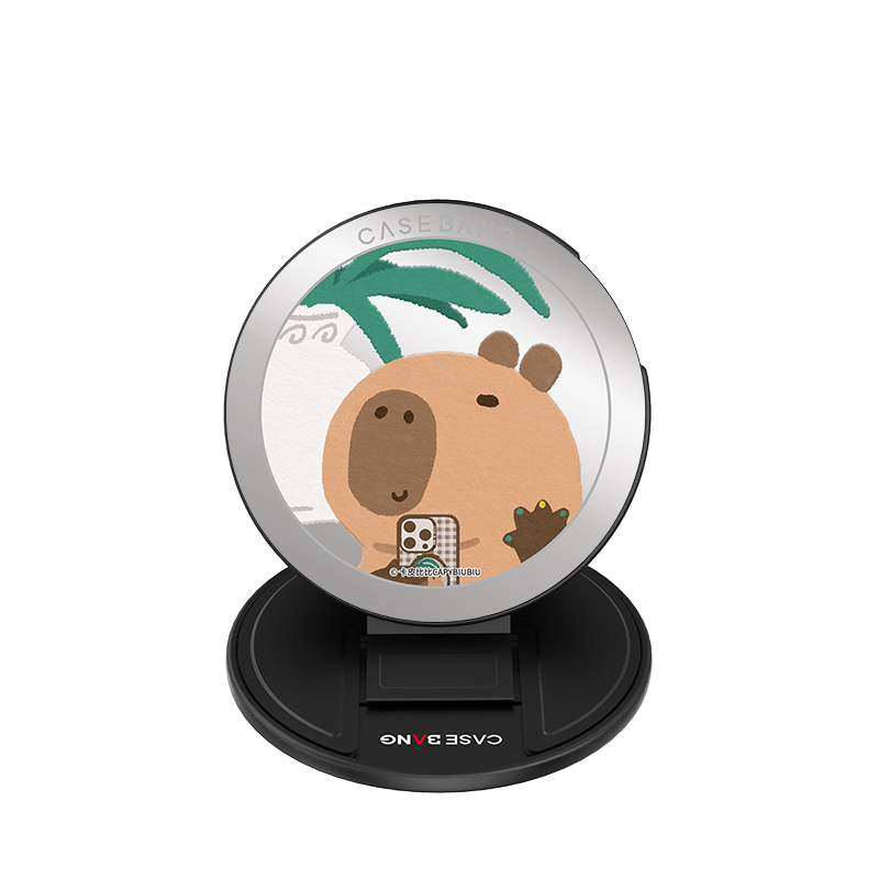 CaseBang Magsafe Grip Stand Capybara Series MagSafe Grip Stand Selfie Capybara / Base Stand + Back Cover Capybara Series MagSafe Grip Stand