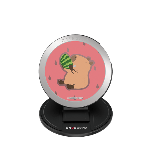CaseBang Magsafe Grip Stand Capybara Series MagSafe Grip Stand Watermelon Capybara / Base Stand + Back Cover Capybara Series MagSafe Grip Stand