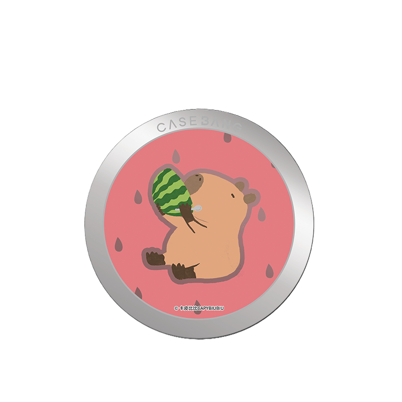 CaseBang Magsafe Grip Stand Capybara Series MagSafe Grip Stand Watermelon Capybara / Back Cover Capybara Series MagSafe Grip Stand