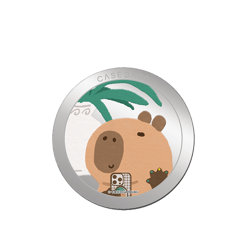 CaseBang Magsafe Grip Stand Capybara Series MagSafe Grip Stand Selfie Capybara / Back Cover Capybara Series MagSafe Grip Stand
