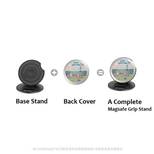 CaseBang Magsafe Grip Stand Daisy Travel MagSafe Grip Stand Daisy Travel MagSafe Grip Stand