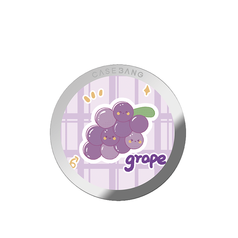 CaseBang Magsafe Grip Stand Fruit Series MagSafe Grip Stand Grape Minds / Back Cover Fruit Series MagSafe Grip Stand