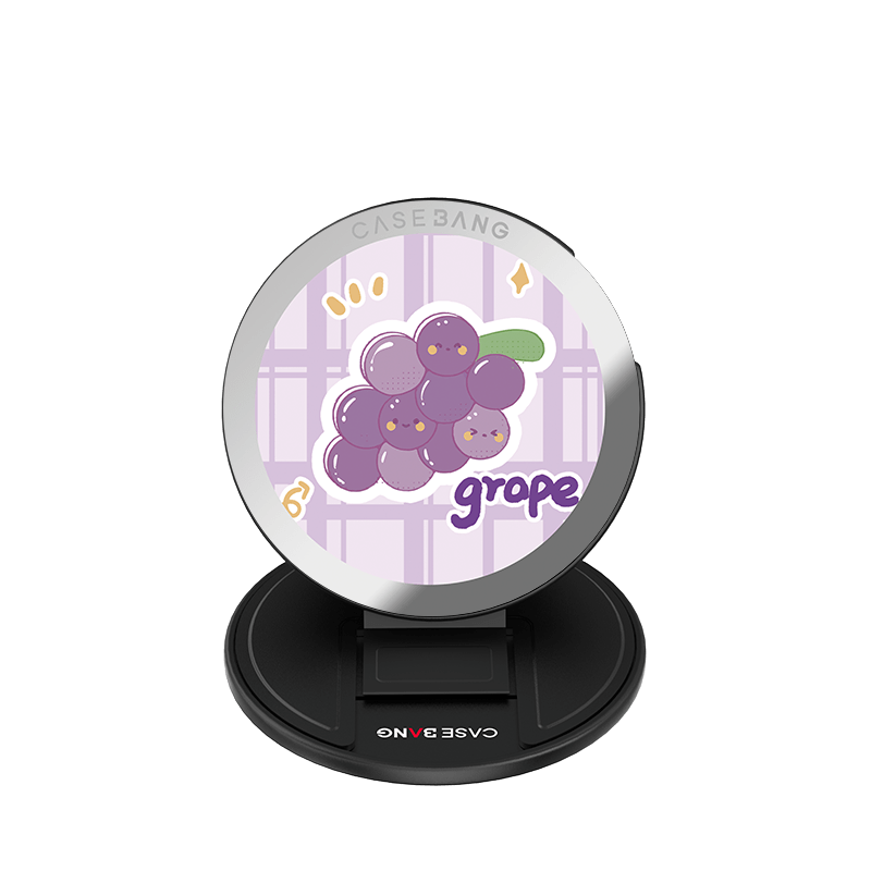 CaseBang Magsafe Grip Stand Fruit Series MagSafe Grip Stand Grape Minds / Base Stand + Back Cover Fruit Series MagSafe Grip Stand