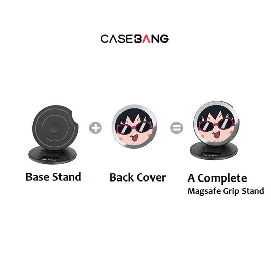 CaseBang Magsafe Grip Stand Maruko Band: Campus Beats MagSafe Grip Stand Maruko Band: Campus Beats MagSafe Grip Stand