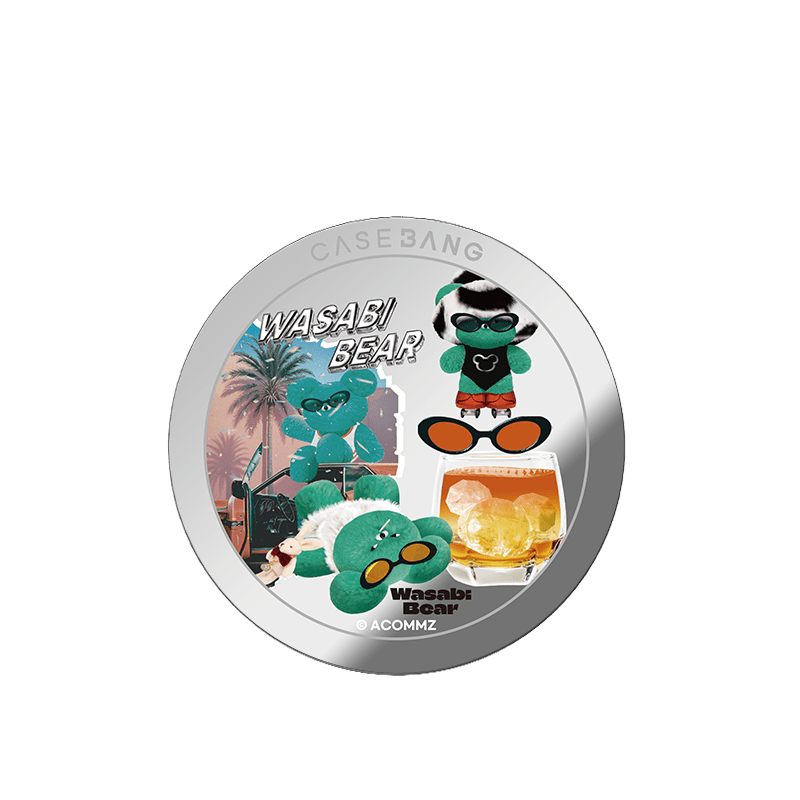 CaseBang Magsafe Grip Stand Wasabi Bear Series MagSafe Grip Stand Cool Gear / Back Cover Wasabi Bear Series MagSafe Grip Stand