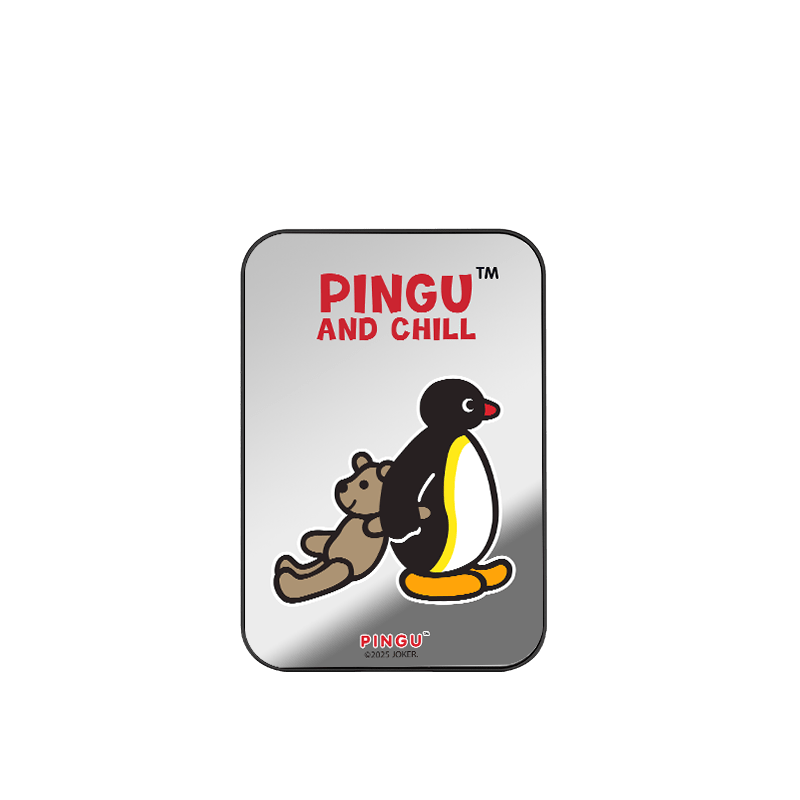 CaseBang Pingu&Teddy / Back Cover Pingu Series MagSafe Wallet Stand