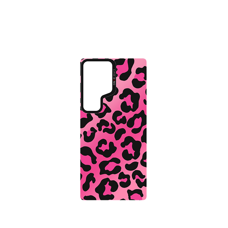 CaseBang Samsung S24 / Back Cover Pink Leopard Imagisnap