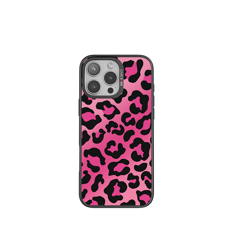 CaseBang iPhone 13 / Back Cover+Base Case Pink Leopard Imagisnap