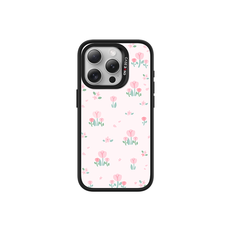 CaseBang iPhone 13 / Back Cover+Base Case PINKY TULIPS Imagisnap