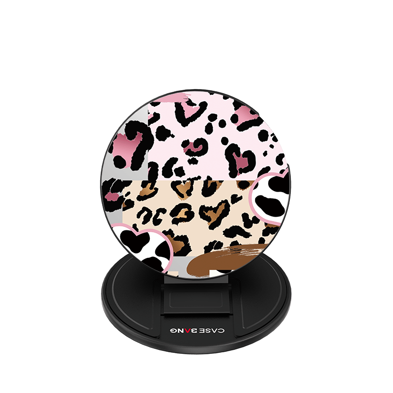 CaseBang Base Stand + Back Cover Recombinant Leopard Magsafe Grip Stand