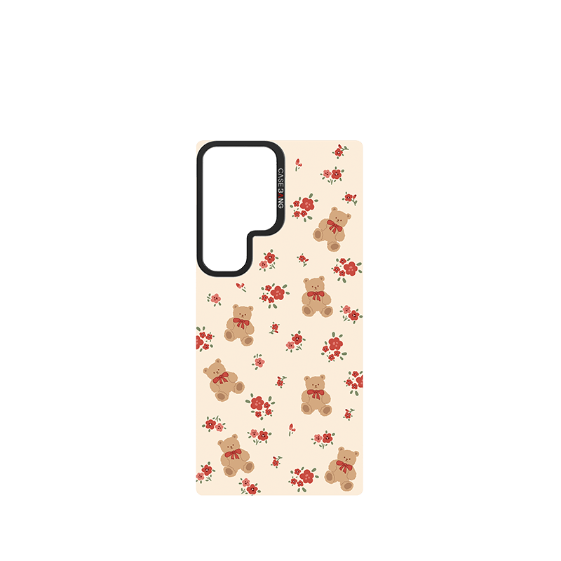 CaseBang Samsung S24 / Back Cover Rose&Bear Imagisnap
