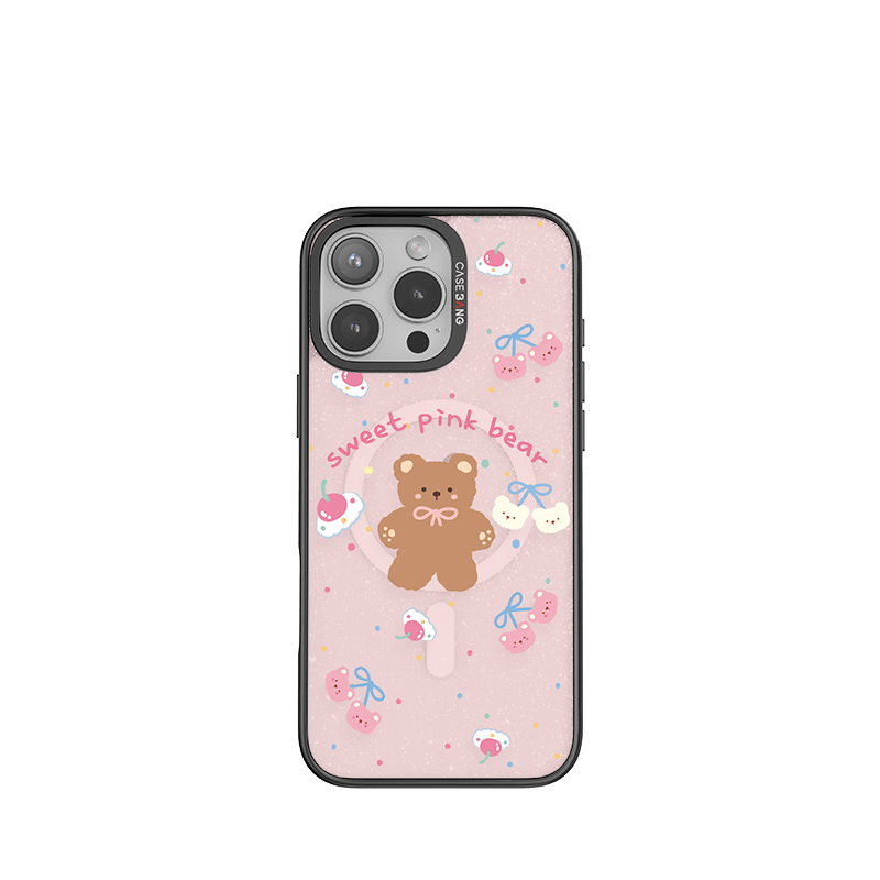 CaseBang iPhone 13 / Back Cover+Base Case Sweet Pink Bear Imagisnap