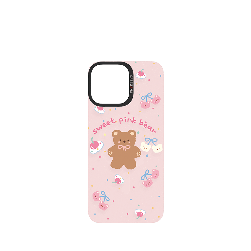 CaseBang iPhone 13 / Back Cover Sweet Pink Bear Imagisnap