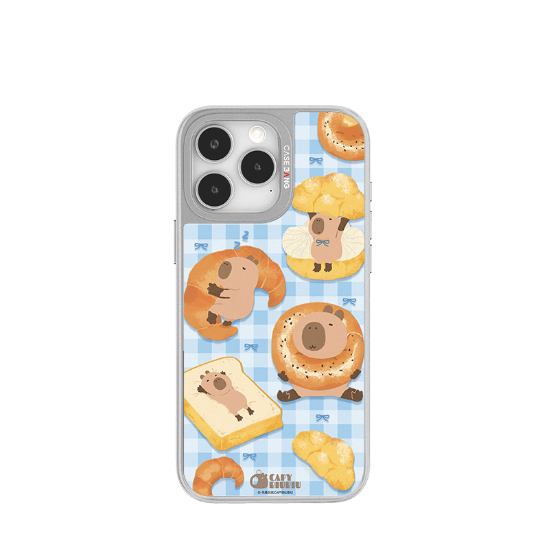 CaseBang Unijoy Capybara Silver Unijoy Baking Capybara / iPhone 14 Pro Capybara Silver Unijoy
