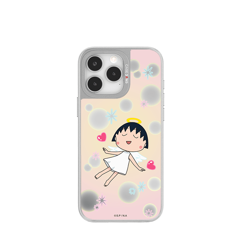 CaseBang Unijoy Chibi Maruko-chan Silver Unijoy Angel Maruko / iPhone 14 Pro Chibi Maruko-chan Silver Unijoy