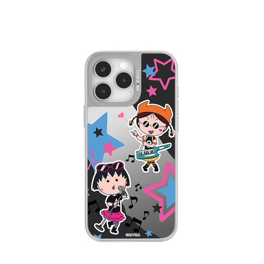 CaseBang Unijoy Chibi Maruko-chan Silver Unijoy Maruko Melody / iPhone 14 Pro Chibi Maruko-chan Silver Unijoy