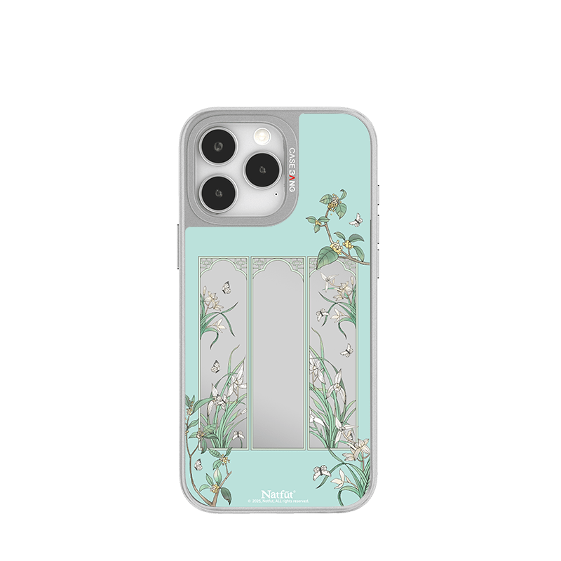 CaseBang Unijoy Ethereal Garden Silver Unijoy Spring Breeze / iPhone 14 Pro Ethereal Garden Silver Unijoy