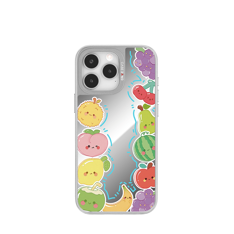 CaseBang Unijoy Fruit Series Silver Unijoy Fruit Party / iPhone 14 Pro Fruit Series Silver Unijoy