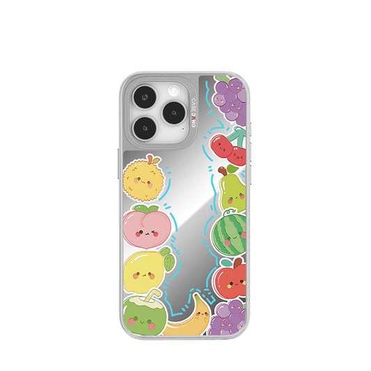 CaseBang Unijoy Fruit Series Silver Unijoy Fruit Party / iPhone 14 Pro Fruit Series Silver Unijoy