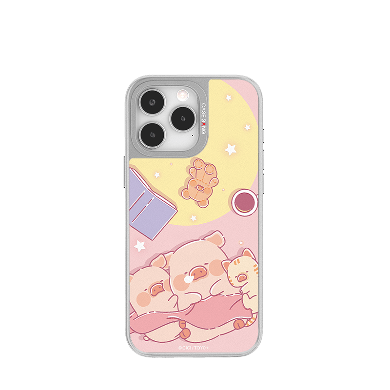 CaseBang Unijoy LULU The Piggy 2.0 Silver Unijoy Stickers LULU / iPhone 14 Pro LULU The Piggy 2.0 Silver Unijoy