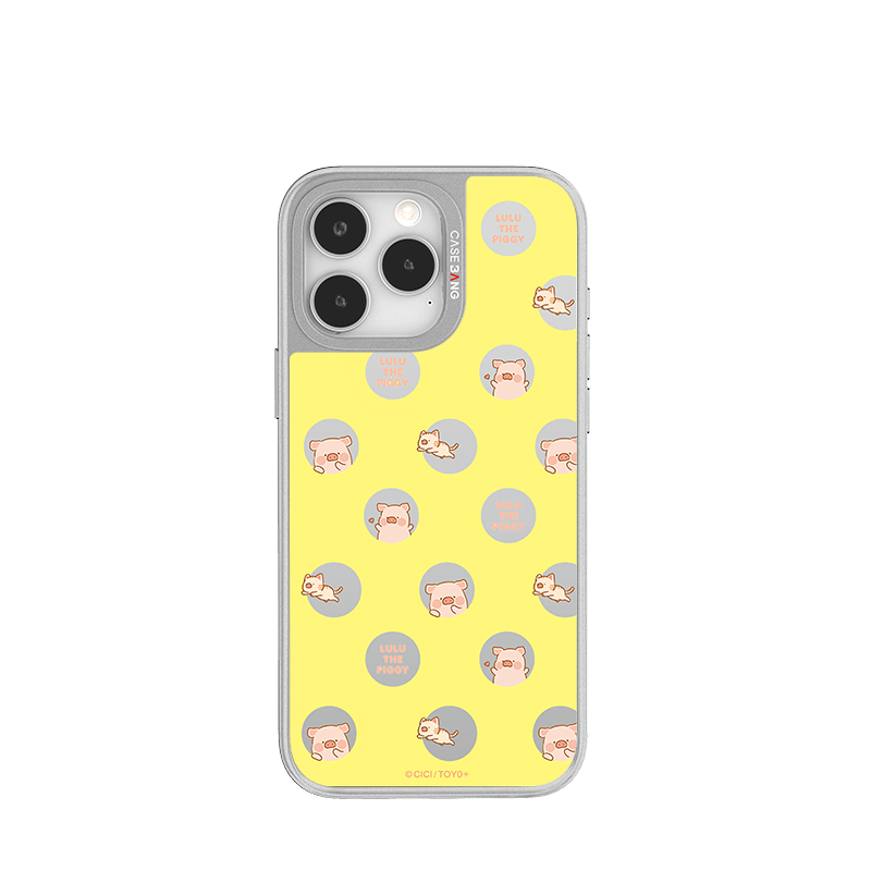 CaseBang Unijoy Lulu the piggy Silver Unijoy CREAMY LULU / iPhone 14 Pro Lulu the piggy Silver Unijoy