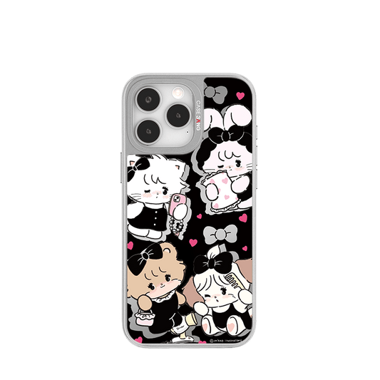 CaseBang Unijoy Mikko illustration Silver Unijoy Fashion Mikko / iPhone 14 Pro Mikko illustration Silver Unijoy
