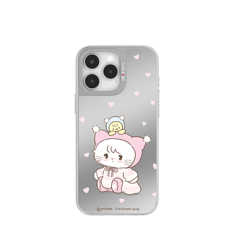 CaseBang Unijoy Mikko illustration Silver Unijoy Sweetie Mikko / iPhone 14 Pro Mikko illustration Silver Unijoy