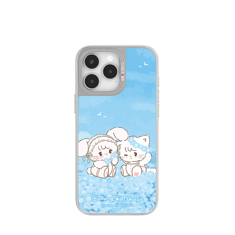 CaseBang Unijoy Mikko illustration Silver Unijoy Dream Mikko / iPhone 14 Pro Mikko illustration Silver Unijoy