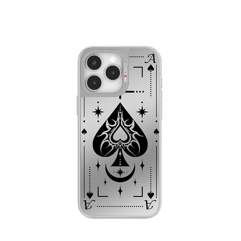 CaseBang Unijoy Pocket Pair Silver Unijoy SPADES A / iPhone 14 Pro Pocket Pair Silver Unijoy