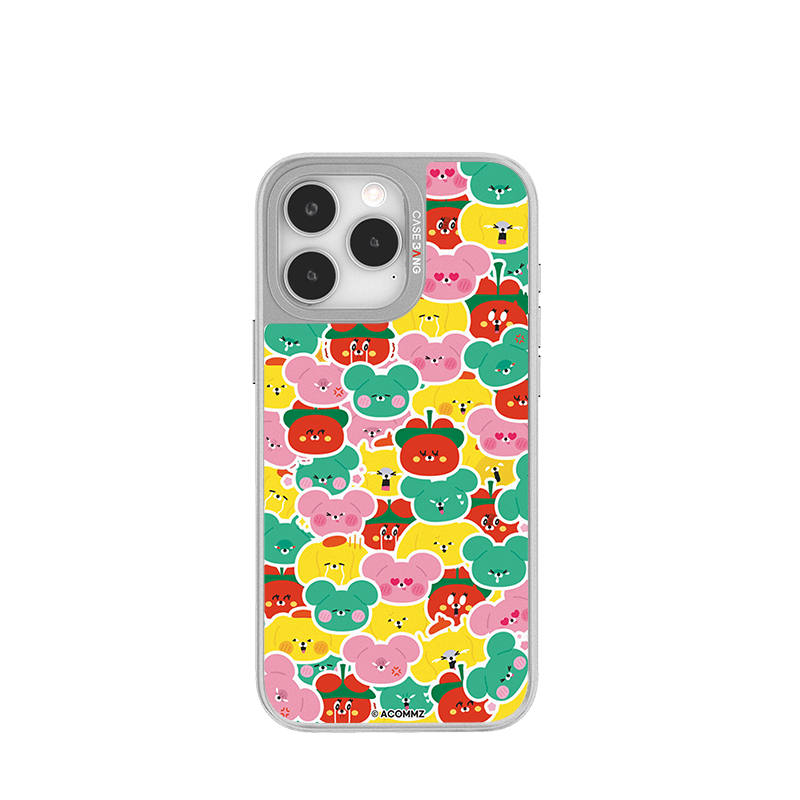 CaseBang Unijoy Wasabi Bear Silver Unijoy Prank Squad / iPhone 16 Pro Max Wasabi Bear Silver Unijoy