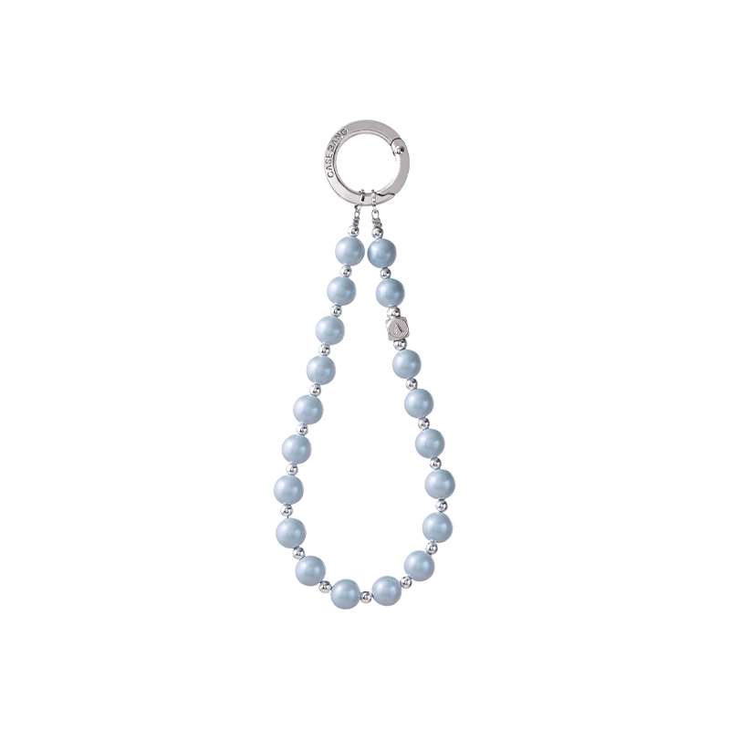Casebang Wrist Strap Casebang phone accessories smooth white Pearl Wrist Strap protect your phone Blue Pearl Wrist Strap