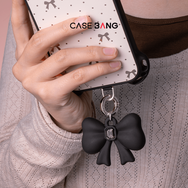 Classic Black Bow Pendant - CaseBangPendantCaseBang