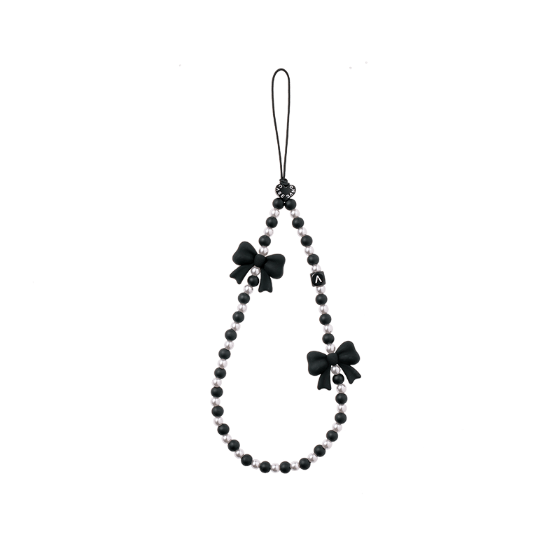 Classic Black Bow Wrist Strap - CaseBangWrist StrapCaseBang