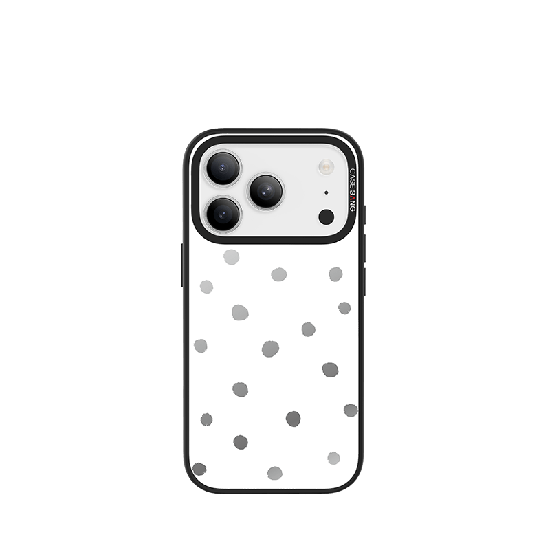 Coconut White Polka Dots Imagisnap - CaseBangImagisnapCaseBangiPhone 17 ProBack Cover