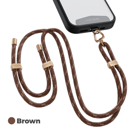 Cross - body Braid Charm - CaseBangCross - body CharmCaseBangBrown