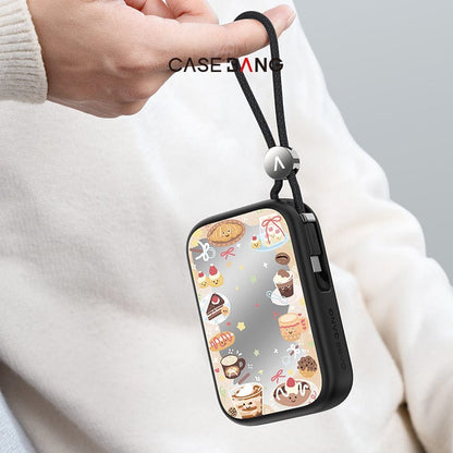 Dessert Dairy Power Bank Build - in Cable - CaseBangPower BankCaseBangSTRABERRY CAKE/For Lightning