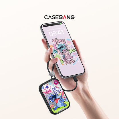 Disney Stitch Power Bank Build - in Cable - CaseBangPower BankCaseBangRockin' Stitch/For Lightning