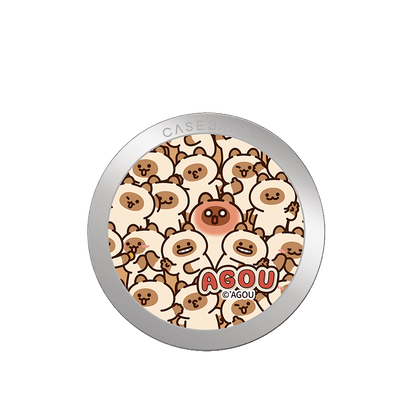 Doggy Cat Series MagSafe Grip Stand - CaseBangMagsafe Grip StandCaseBangA Group Of Doggy CatBack Cover