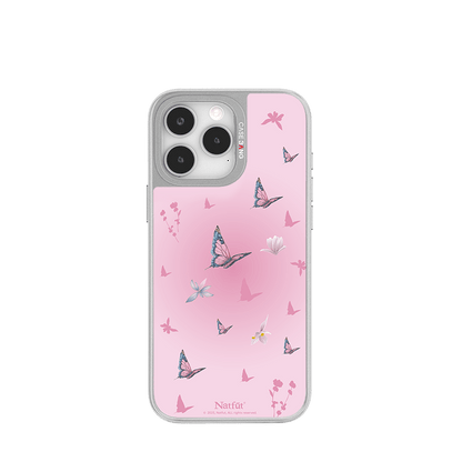 Ethereal Garden Silver Unijoy - CaseBangUnijoyCaseBangPink ButterflyiPhone 14 Pro