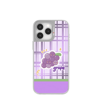 Fruit Series Silver Unijoy - CaseBangUnijoyCaseBangGrape MindsiPhone 14 Pro