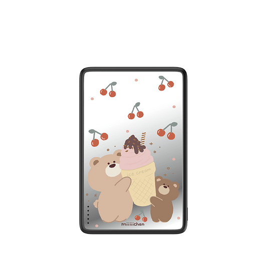 Ice Cream Bear Magnetic Power Bank - CaseBangPower BankCaseBang5000mAh