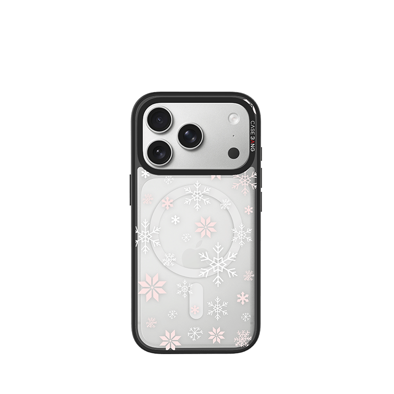 Icy Pink Snowflake Imagisnap - CaseBangImagisnapCaseBangiPhone 17 Pro MaxBack Cover+Base Case