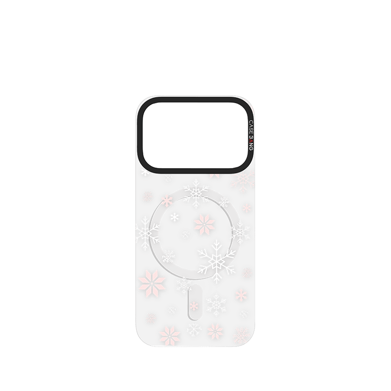 Icy Pink Snowflake Imagisnap - CaseBangImagisnapCaseBangiPhone 17 Pro MaxBack Cover