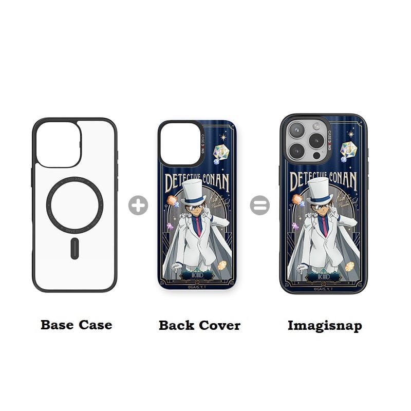 casebang interchangeable blue phone case magsafe Kaito Kid