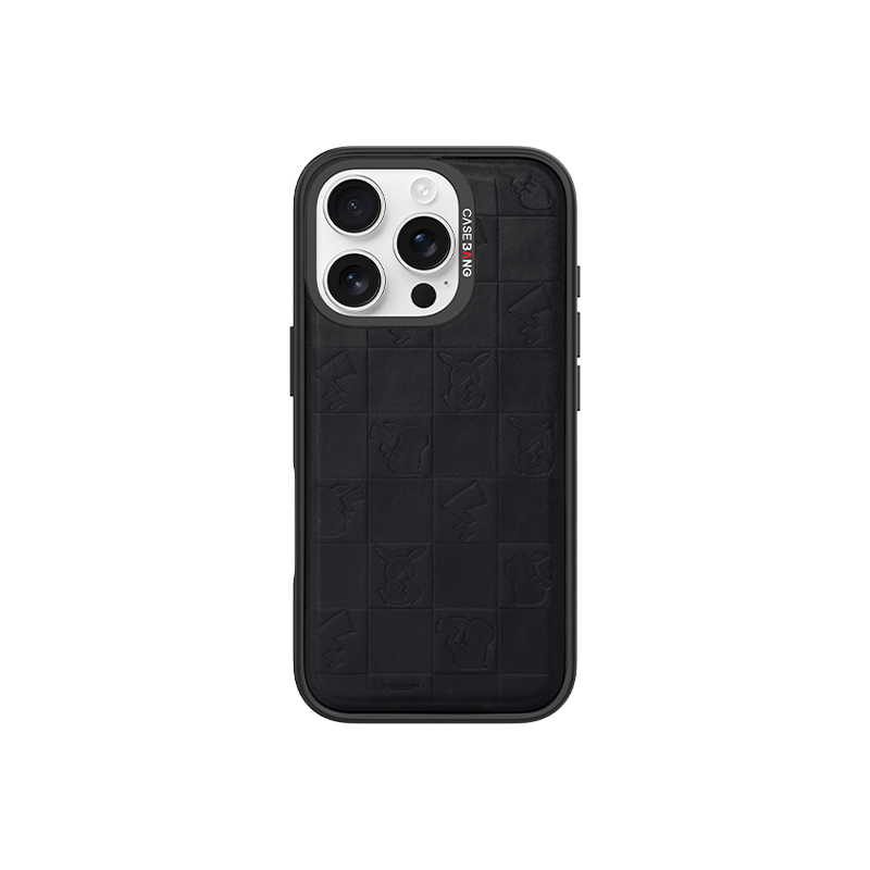 Leather Pikachu Imagisnap - CaseBangImagisnapCaseBangiPhone 15 ProBack Cover+Base Case