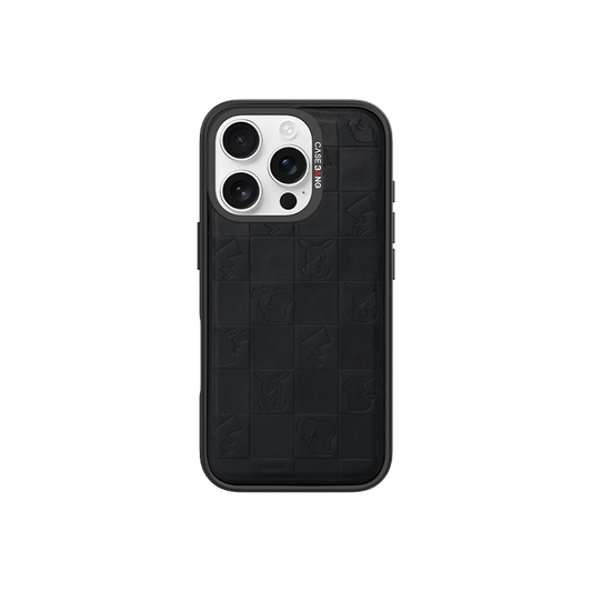 Leather Pikachu Imagisnap - CaseBangImagisnapCaseBangiPhone 15 ProBack Cover+Base Case